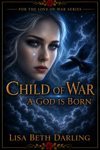 Alena in the clouds tearfully watching raven fly