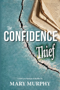 A weathered teal journal with torn pages, hinting at hidden truths, deception, and the fragile line between belief and reality.