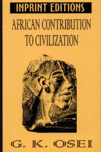 Cover of African Contribution to Civilization