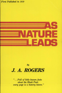 Cover of As Nature Leads