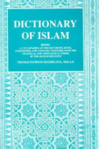 Cover of Dictionary of Islam