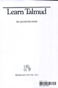 Cover of Learn Talmud