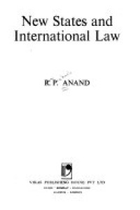 Cover of New States and International Law