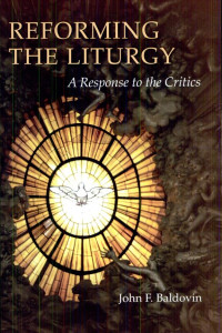 Cover of Reforming the Liturgy