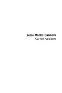 Cover of Some Mantic Daemons