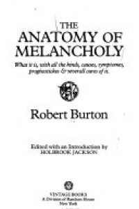 Cover of The Anatomy of Melancholy