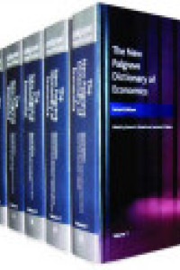 Cover of The New Palgrave Dictionary of Economics