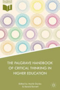 Cover of The Palgrave Handbook of Critical Thinking in Higher Education