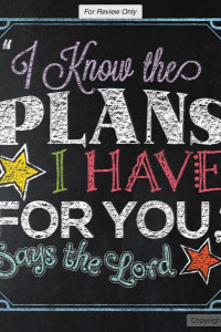 Cover of "I Know the Plans I Have for You," Says the Lord