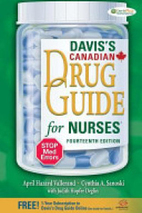 Cover of Davis's Canadian Drug Guide for Nurses