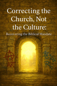 Cover of Correcting the Church Not the Culture: Reclaiming the Church’s True Mission in a Culture of Moral Confusion and Misguided Christian Influence