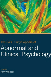 Cover of The SAGE Encyclopedia of Abnormal and Clinical Psychology
