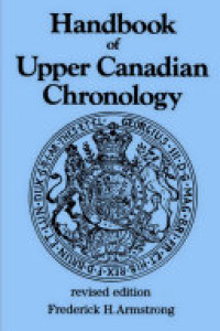 Cover of Handbook of Upper Canadian Chronology
