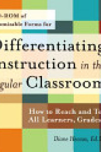 Cover of Differentiating Instruction in the Regular Classroom: How to Reach and Teach All Learners, Grades 3-12