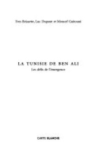 Cover of La Tunisie de Ben Ali