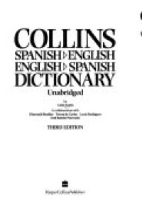 Cover of Collins Diccionario Español-inglés, Inglés-español