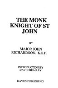 Cover of The Monk Knight of St. John