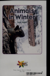 Cover of Animals in Winter