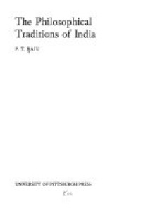 Cover of The Philosophical Traditions of India