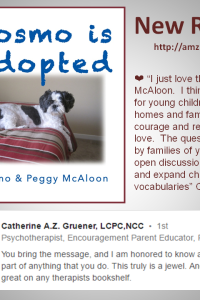 Cosmo Is Adopted - New Release Offers Hope | Peggy's Hope 4U