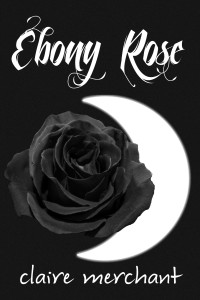 Book cover ER crescent moon black rose