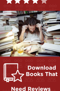  download books that need reviews from new authors on Book Luver