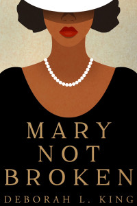 Woman wearing hat, black dress and pearls