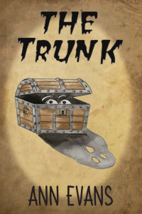 Eyes peeping out of a half open trunk.