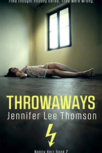 A woman lies unconscious in a room.