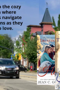 Be swept away into the cozy Adirondack town where complex characters navigate challenging situations as  they find their way to love. 