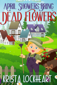 Cute gardener lady with even cuter baby chihuahua doggie