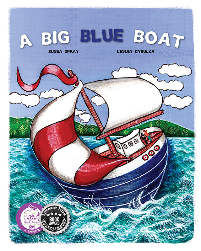 Girl sailor sailing her boat on the rollicking folicking sea. 