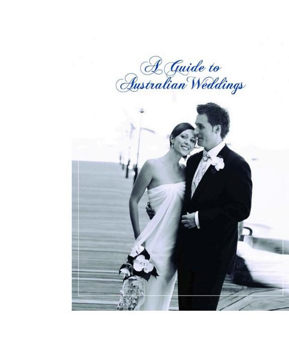Cover of A Guide to Australian Weddings