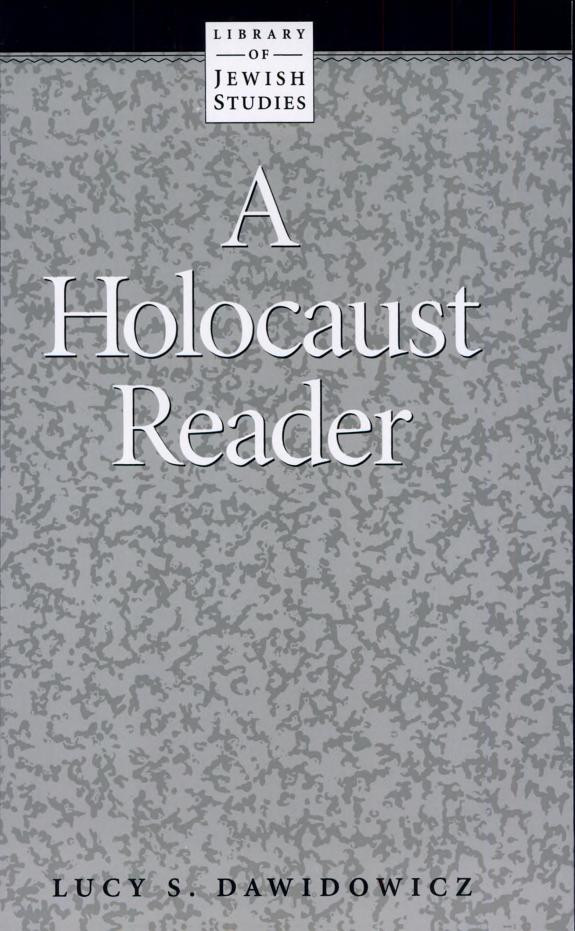 Cover of A Holocaust Reader