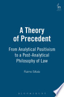 Cover of A Theory of Precedent