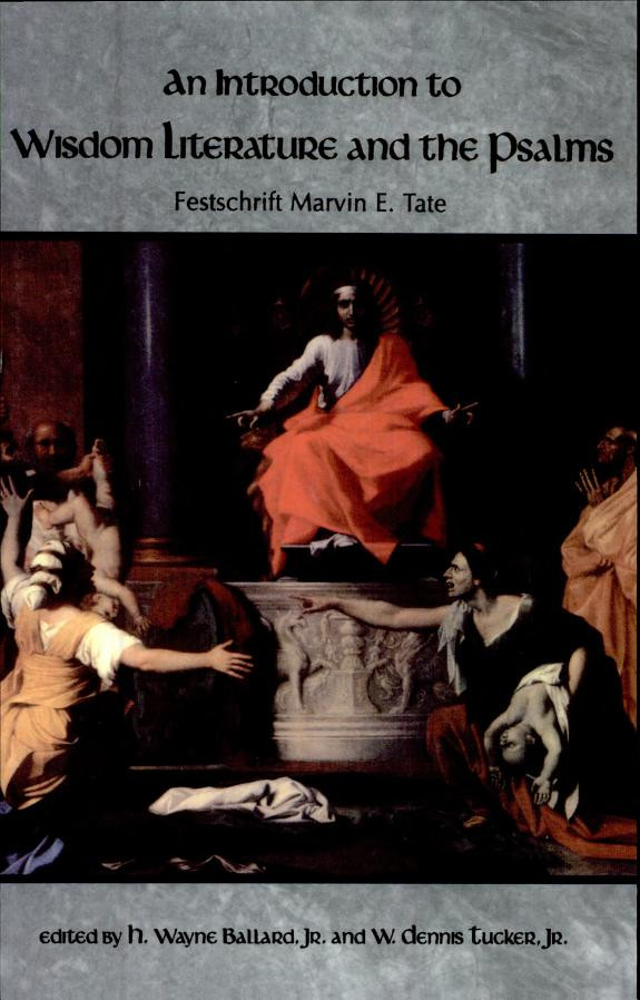 Cover of An Introduction to Wisdom Literature and the Psalms