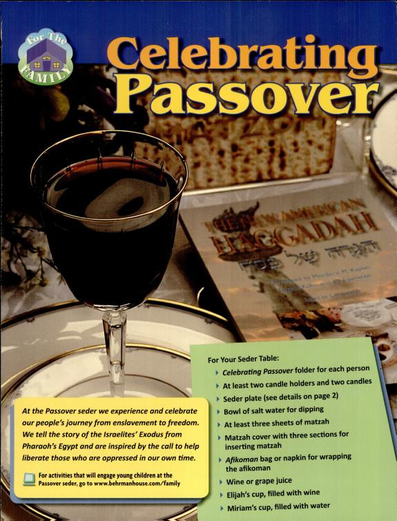 Cover of Celebrating Passover