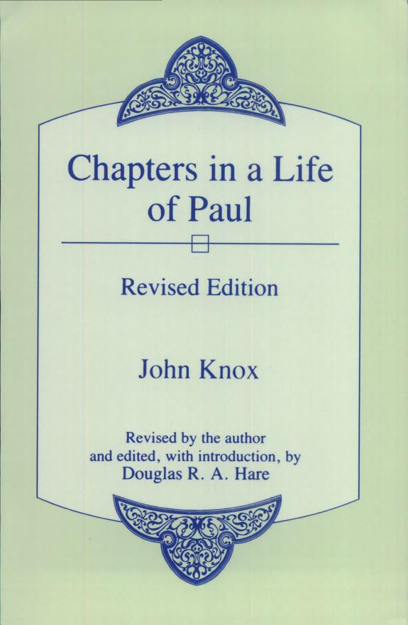 Cover of Chapters in a Life of Paul