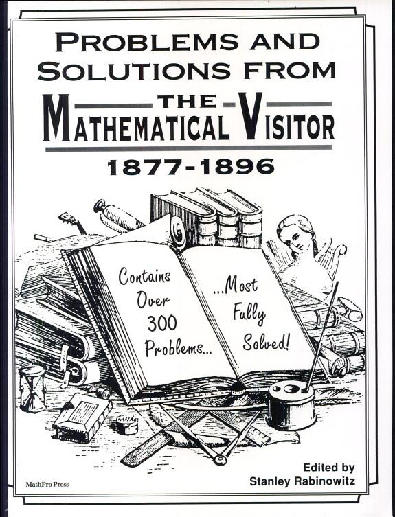 Cover of Problems and Solutions from The Mathematical Visitor, 1877-1896
