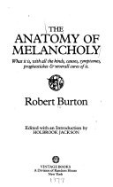 Cover of The Anatomy of Melancholy