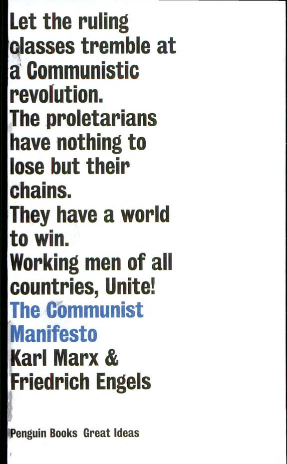 Cover of The Communist Manifesto