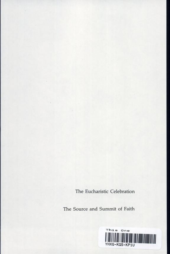 Cover of The Eucharistic Celebration