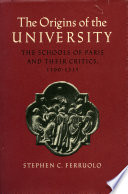 Cover of The Origins of the University
