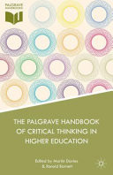 Cover of The Palgrave Handbook of Critical Thinking in Higher Education