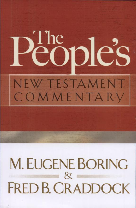 Cover of The People's New Testament Commentary