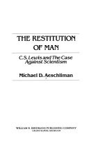 Cover of The Restitution of Man