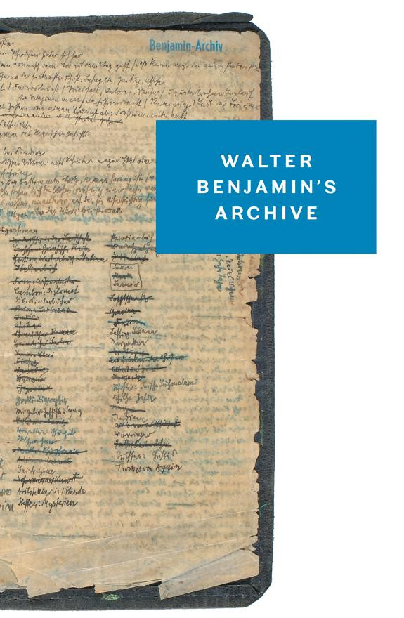 Cover of Walter Benjamin's Archive