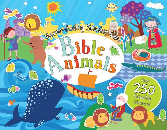 Cover of Never-Ending Sticker Fun: Bible Animals
