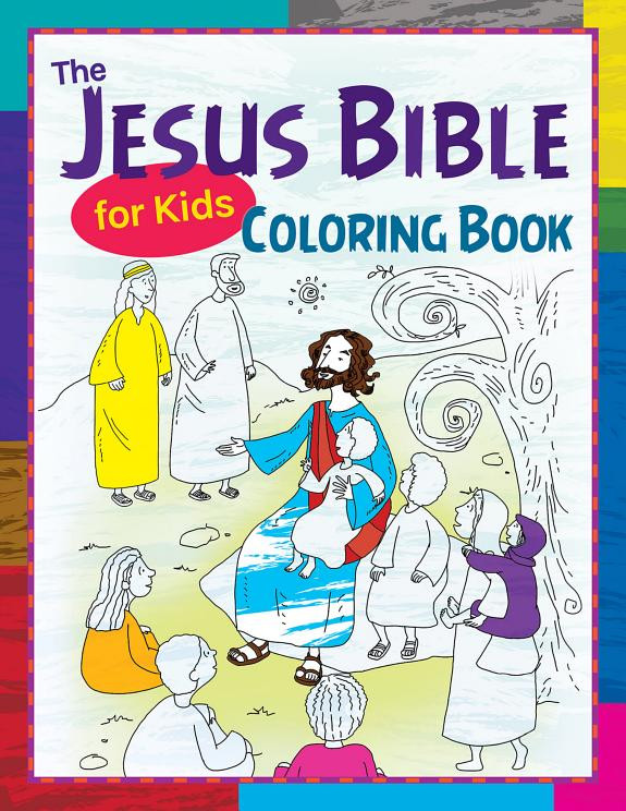 Cover of The Jesus Bible for Kids Coloring Book