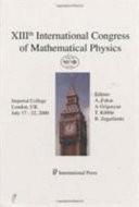 Cover of XIIIth International Congress on Mathematical Physics: Imperial College, London, UK